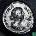 Romeinse Rijk, Denarius, 147-176 AD, Faustina II wife of Marcus Aurelius, Rome, 161-164 AD - Afbeelding 1