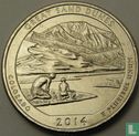 Verenigde Staten ¼ dollar 2014 (P) "Great sand dunes - Colorado" - Afbeelding 1