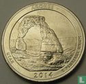 Verenigde Staten ¼ dollar 2014 (P) "Arches national park - Utah" - Afbeelding 1
