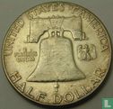États-Unis ½ dollar 1963 (sans lettre) - Image 2