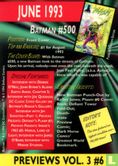 Previews vol 3 #6 Batman #500 - Image 2