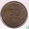 Malaya en Brits-Borneo 50 cents 1961 - Afbeelding 1