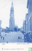 Delft - Markt met Nieuwe Kerk - Afbeelding 1