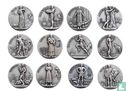 Israel  12 Tribes of Israel - Silver Set (ultra high relief) - Image 1