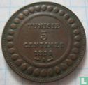 Tunesië 5 centimes 1891 - Afbeelding 1