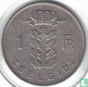 Belgium 1 franc 1967 (NLD) - Image 2