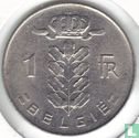 Belgium 1 franc 1977 (NLD) - Image 2