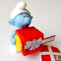 Smurf with present - Image 1