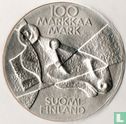 Finlande 100 markkaa 1989 "Pictorial arts of Finland" - Image 2
