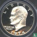 United States 1 dollar 1974 (PROOF - silver) - Image 1