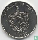 Cuba 1 peso 1996 "Cuban tody bird" - Image 2