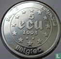 België 5 ecu 1993 (PROOF) "Belgian presidency of the European Union" - Afbeelding 1