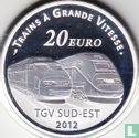 Frankreich 20 Euro 2012 (PP - PIEDFORT) "Lyon TGV station" - Bild 1