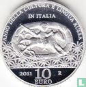 Italië 10 euro 2011 (PROOF) "Year of Russian Culture and Language in Italy" - Afbeelding 1