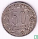 États d'Afrique équatoriale 50 francs 1963 - Image 2