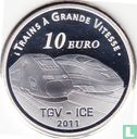 France 10 euro 2011 (PROOF) "Metz TGV station" - Image 1