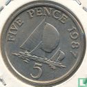 Guernsey 5 pence 1987 - Afbeelding 1