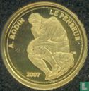 Benin 1500 francs 2007 (PROOF) "Le Penseur" - Afbeelding 1