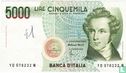 Italien 5000 Lire (P111c) - Bild 1