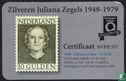 Zilveren Postzegels Juliana 1949 - Image 1
