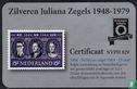 Zilveren Postzegel Juliana 1964 - Afbeelding 1