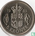 Denemarken 5 kroner 1985 - Afbeelding 1