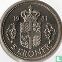 Danemark 5 kroner 1981 - Image 1
