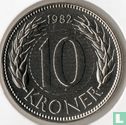Denemarken 10 kroner 1982 - Afbeelding 1