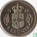 Denmark 5 kroner 1988 - Image 1