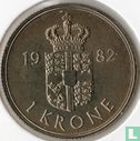 Denemarken 1 krone 1982 - Afbeelding 1