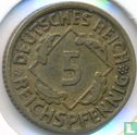 Empire allemand 5 reichspfennig 1925 (D) - Image 2