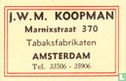 Tabaksfabrikant J.W.M. Koopman - Image 1