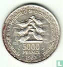 États d'Afrique de l'Ouest 5000 francs 1982 "20th Anniversary of the Monetary Union" - Image 1