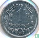 Empire allemand 1 reichsmark 1937 (G) - Image 1