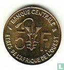 West African States 5 francs 1997 - Image 2