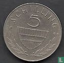 Austria 5 schilling 1968 (copper-nickel) - Image 1