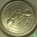 San Marino 1 lira 1975 "Spiders in web" - Image 2