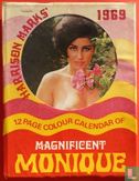 Harrison Marks' 12 page colour calendar of Magnificent Monique 1969 - Afbeelding 2