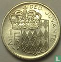 Monaco ½ franc 1975 - Image 2