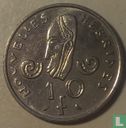 Nieuwe Hebriden 10 francs 1973 - Afbeelding 2