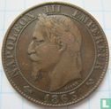 Frankrijk 5 centimes 1863 (K)  - Afbeelding 1