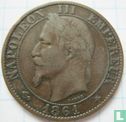 Frankrijk 5 centimes 1861 (A) - Afbeelding 1