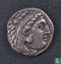 Koninkrijk Macedonië, AR Drachme, 336-323 BC, AE Alexander III De Grote, Kolophon, 310-301 BC - Afbeelding 1