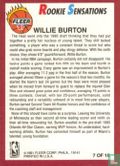 Rookie Sensations - Willie Burton - Image 2