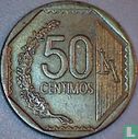 Pérou 50 céntimos 2001 - Image 2