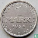 Duitse Rijk 1 mark 1924 (A) - Afbeelding 1