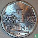 Pérou 5 céntimos 2014 - Image 2