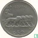 Italie 50 centesimi 1919 (tranche lisse) - Image 1