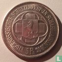 Switzerland 5 francs 1865 "Shooting Competition in Schaffhausen" - Image 1