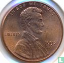 États-Unis 1 cent 1992 (sans lettre) - Image 1